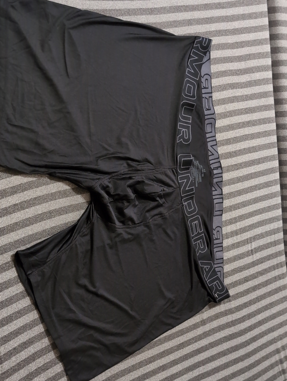 5xl Under Armour Black Men’s Performance Boxer Briefs with Branded Waistband